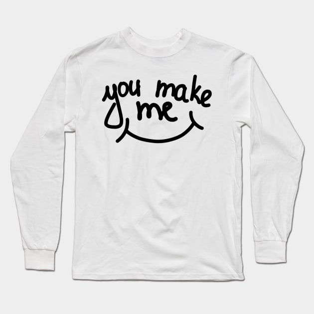 You make me smile Long Sleeve T-Shirt by RedFoxii